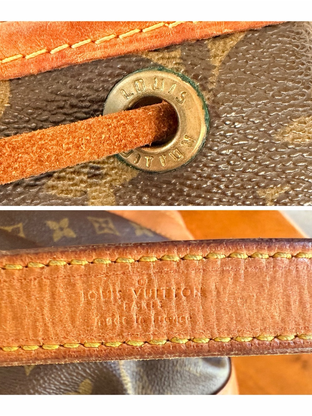 🧡BOHEMIAN🧡LOUIS VUITTON NOE GM SHOULDER BOHO BAG - Picture 10 of 16